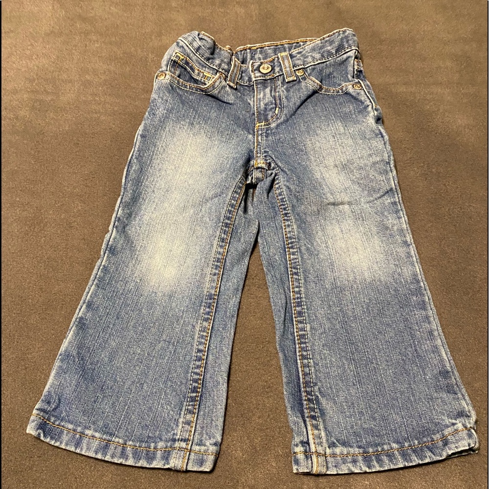 💥3/$25💥 Size 3 Years BabyGap 1969 Toddler Jeans. Distressed Denim Adjust Waist